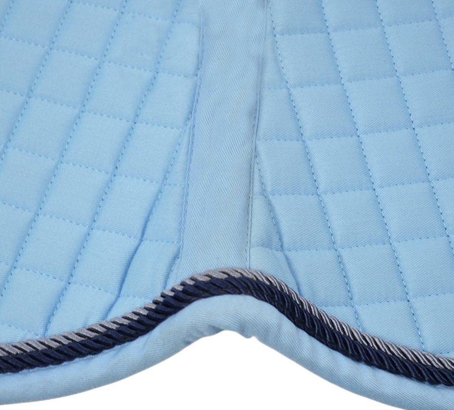 Saddle Pad Dressage Cob Light Blue 3