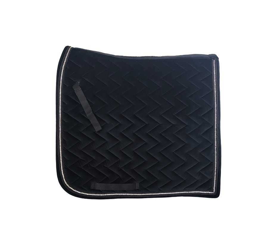 Skin Friendly Saddle Pad Velvet Dressage
