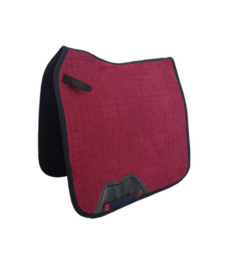 Saddle Pad Basic Suede Dressage Leather1