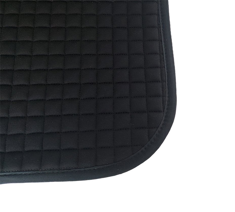 Saddle Pad Basic Suede Dressage Leather 1