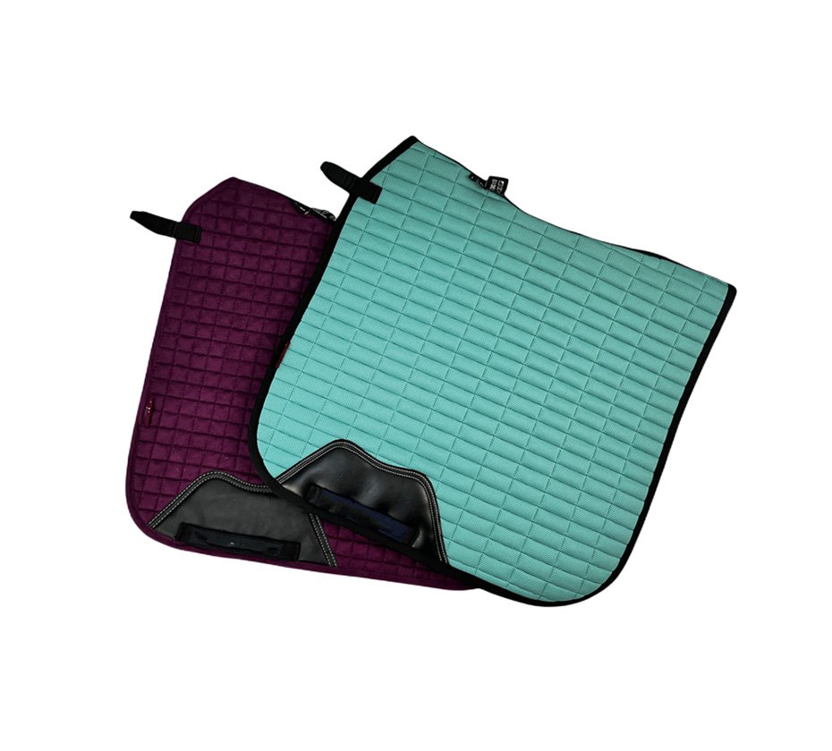 Green Anti-microbial Dressage Saddle Pad