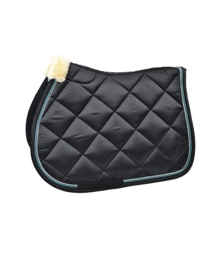 Saddle Pad Satin Jumping Fake Fur