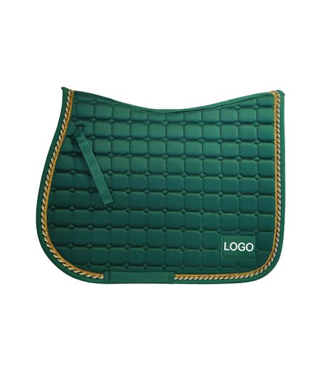 Saddle Pad Jumping Octagon Dark Green