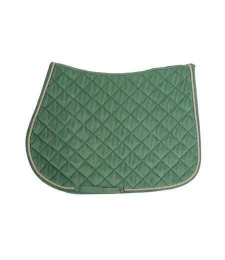Corduroy Saddle Pad Jumping Diamond Quilt