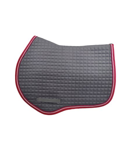 Saddle Pad Jumping Square Quilt Grey