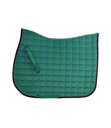 Saddle Pad Jumping Full Velvet Green