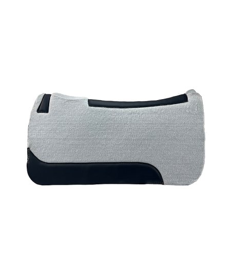 Western Saddle Pad Wool Felt Grey