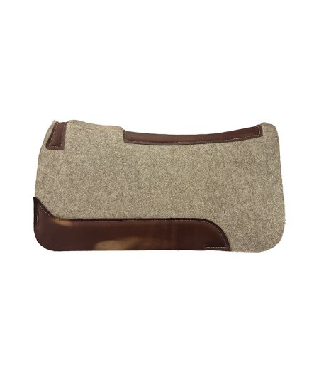 Western Saddle Pad Wool Felt Khaki