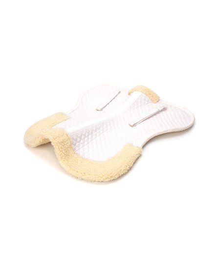 Half Pad White Sheepskin Diamond Quilt