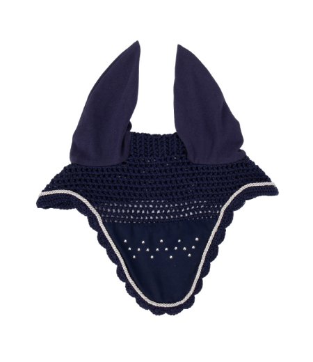 Horse Fly Veil Crochet Navy