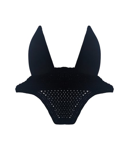 Horse Fly Veil Crochet Cotton Black