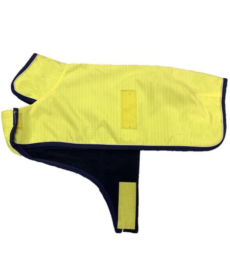 Dog Coat Fleece Waterproof Yellow