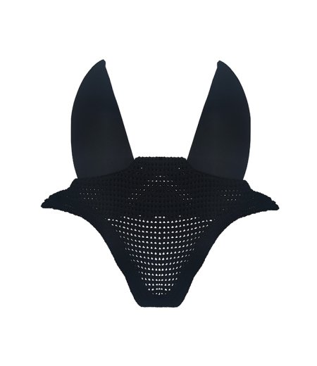 Horse Fly Veil Crochet Cotton Black