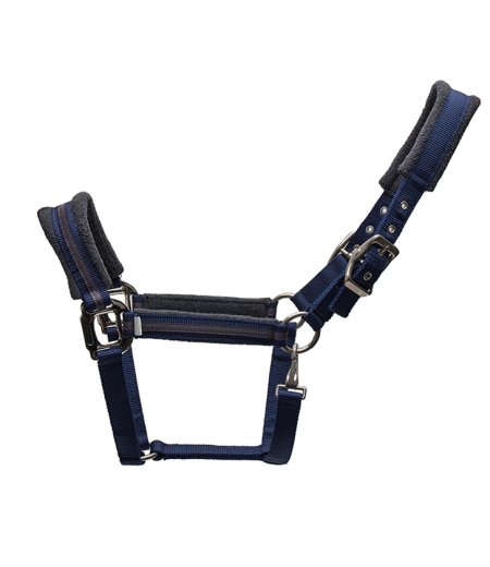 Horse Halter Nylon Adjustable Navy