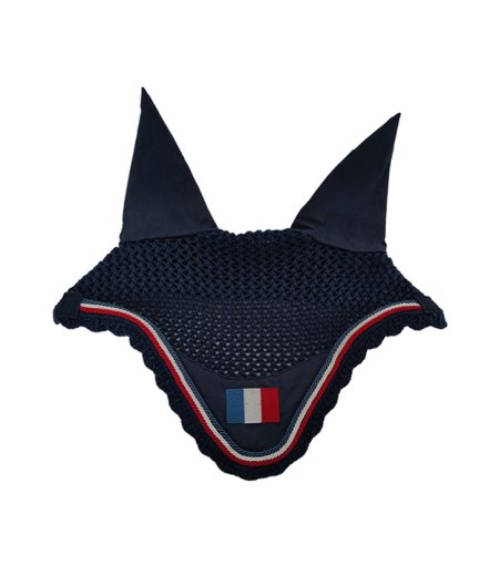 Horse Fly Veil Hand knitted Navy