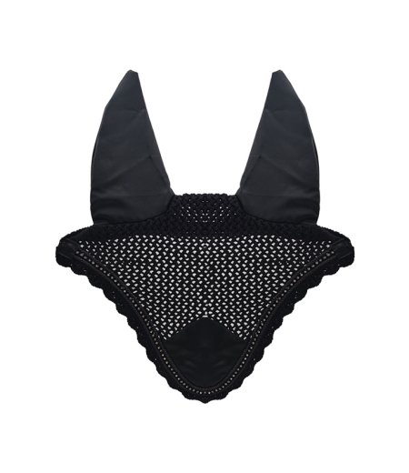 Horse Fly Veil Mesh Crochet Black