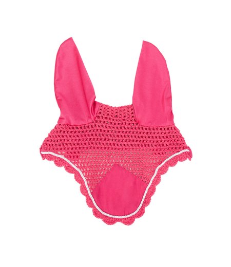 Horse Fly Veil Full Crochet Pink