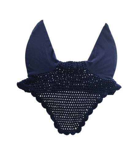 Horse Fly Veil Quality Crochet Navy