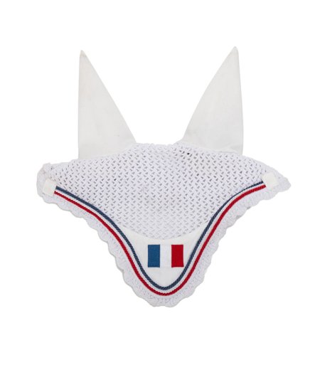 Horse Fly Veil Hand Knitted White