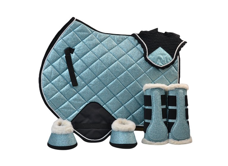 Saddle Pad Matching Set Glitter