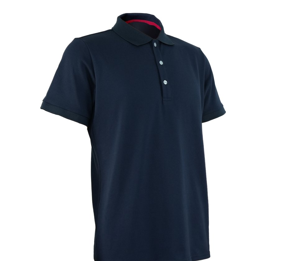 Straight Cut Short-Sleeved Men Polo Shirt
